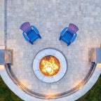 HPC Fire Round Flat Fire Pit Burner Kit (Hi/Lo Electronic Ignition)