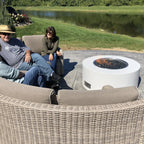 Round Drop-In On/Off Electronic Ignition Fire Pit Burner Kit by HPC Fire