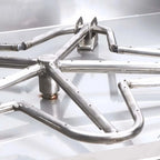 Square Drop-In Hi/Lo Electronic Ignition Fire Pit Burner Kit by HPC Fire