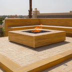 HPC Fire Square Flat Fire Pit Burner Kit (Hi/Lo Electronic Ignition)