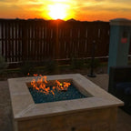 HPC Fire Square Flat Fire Pit Burner Kit (Hi/Lo Electronic Ignition)