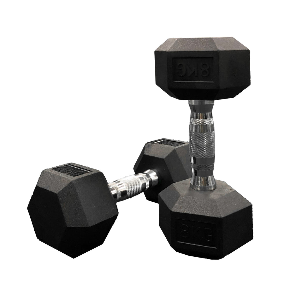 Jordan Lifting Club Rubber Hex Dumbbells