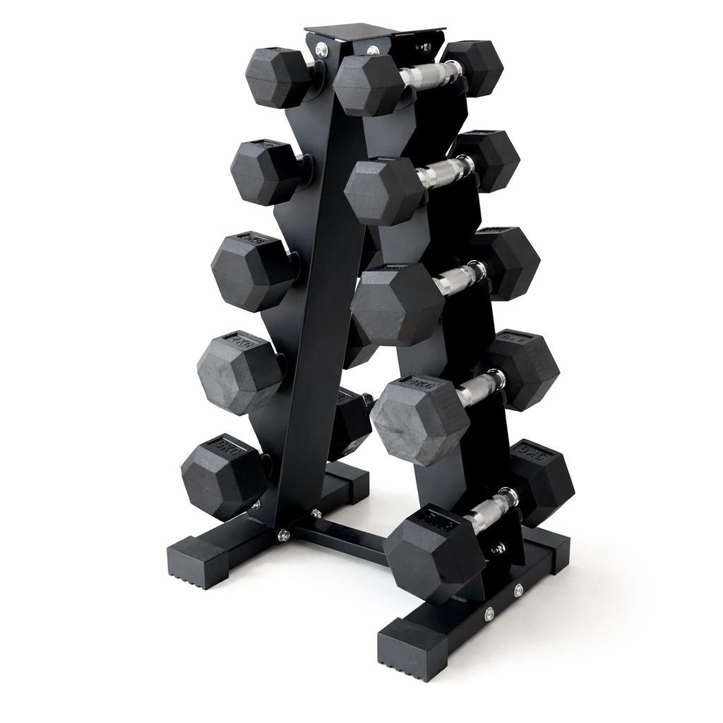 Muscle Motion P605 Dumbbell Rack, to fit 5 pairs up to 12.5kg