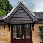 PVC External Shiplap Cladding - Rosewood