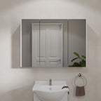 Rehaus 2 Door Non Illuminated Mirror Cabinet - Gloss White