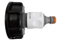 IBC 2” S60X6 Cap with ¾” BSP Threaded Hose Connector and Double Male WL