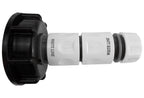 IBC 2” S60X6 Cap with Threaded Hose Fitting, Double Male and Hose Connector WL