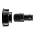 IBC 2” S60X6 Cap with 19mm Barbed Straight
