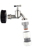 IBC 2” S60X6 Cap with Bib Tap and Max Flo Hose Connectors Set
