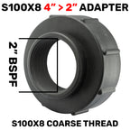 IBC S100X8 Adapter to 2"BSPF