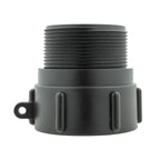 IBC 2” S60X6 Cap with 2” BSP Elbow and 50mm Barb Straight