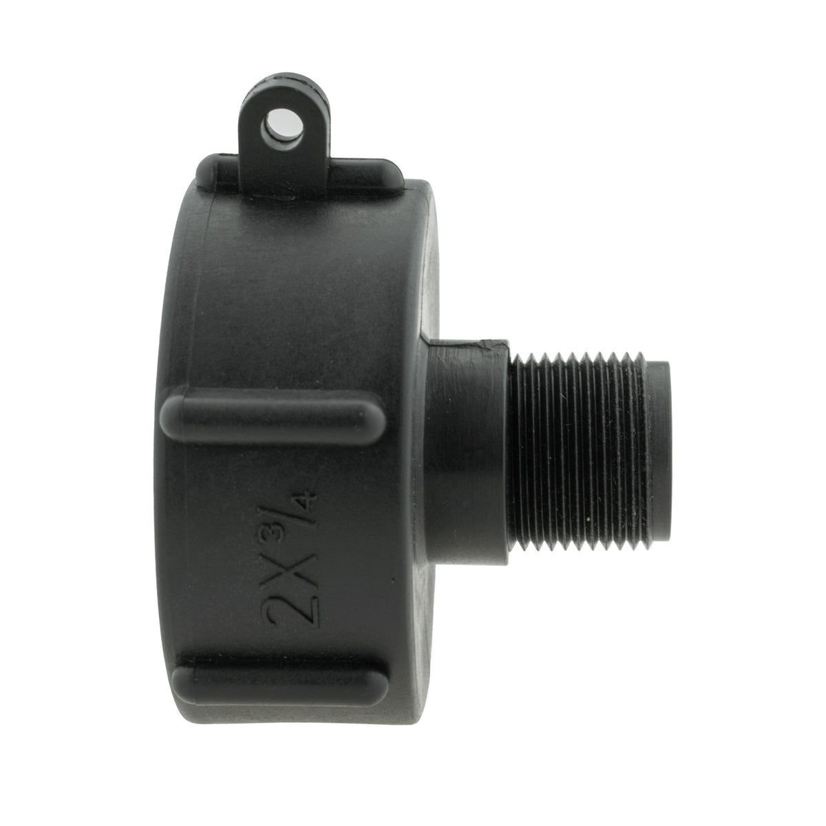 IBC 2” S60X6 Cap with ¾” BSP – Click Lock Valve WL
