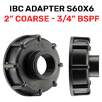 End Cap for IBC Tank with Built-in 3/4" BSPF Thread