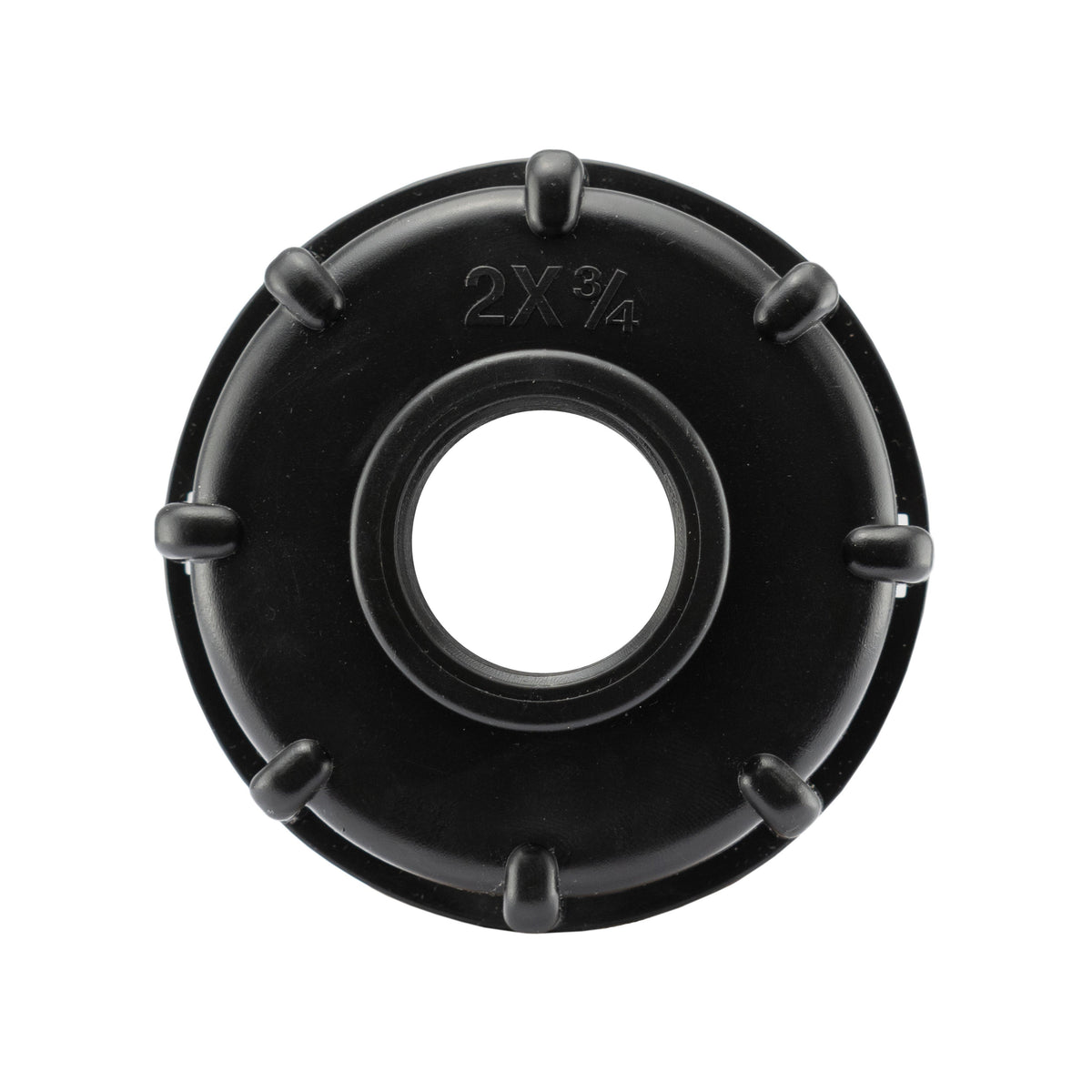 IBC 2” S60X6 Cap with Pond Connector 13/20/25mm Barb