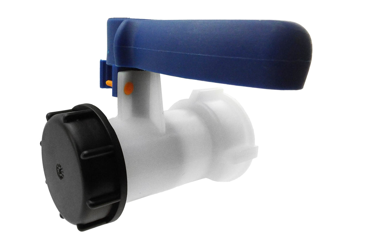 IBC 2” S60X6 Valve with S60X6 - 1” BSP Threaded Fitting