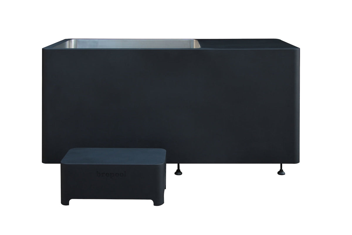 Blacked Out Ice Bath