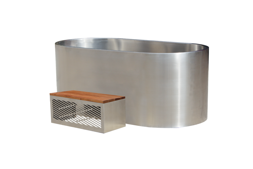 Oval Steel Ice Bath