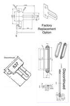 S1155 - Cam for Locking Bar SliverLine 537 replacement attachment option