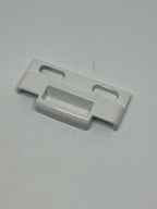 C1010K 25137 Positive Action Lock Keeper Face Mount PAL. White metal part on a white background.