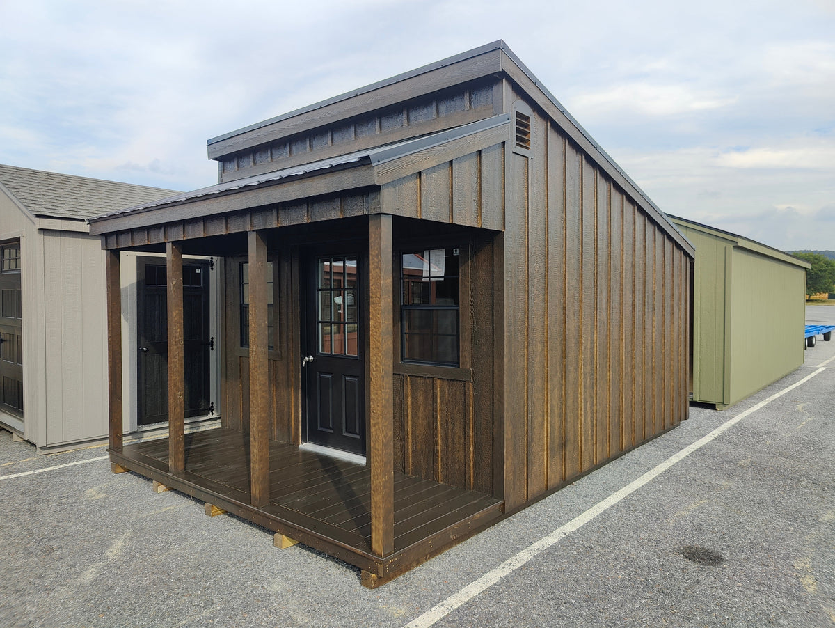 12x18 Western Shed- Board & Batten Siding