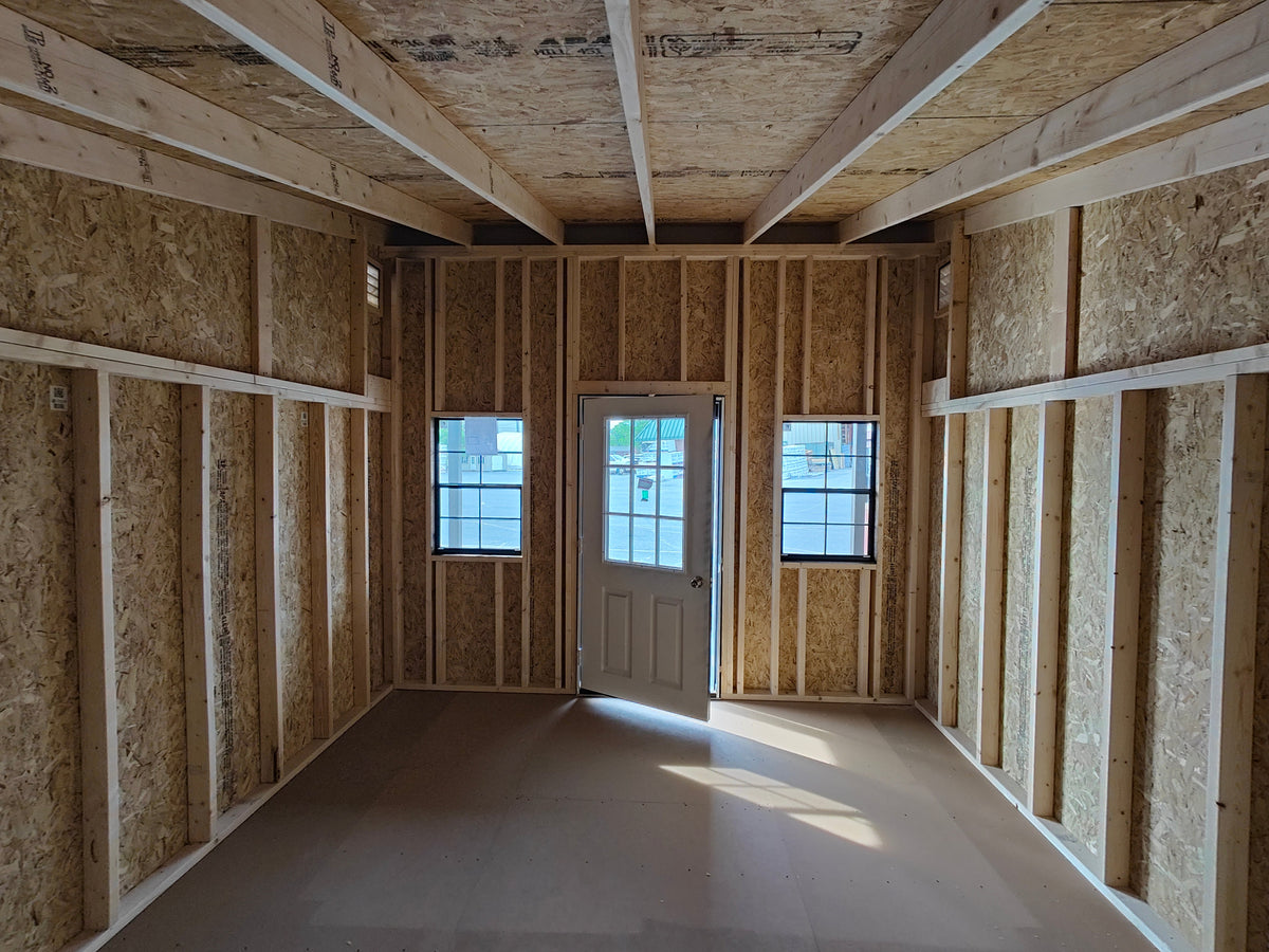 12x18 Western Shed- Board & Batten Siding