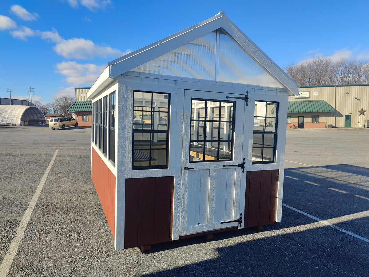 8×12 Greenhouse Split Paint