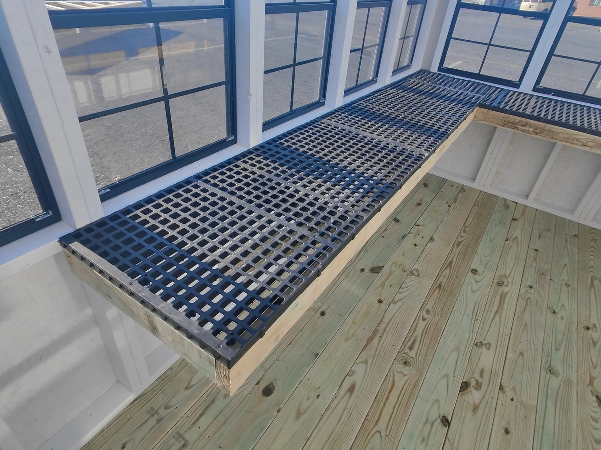 8×12 Greenhouse Split Paint