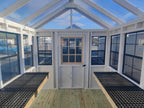 8×12 Greenhouse Split Paint