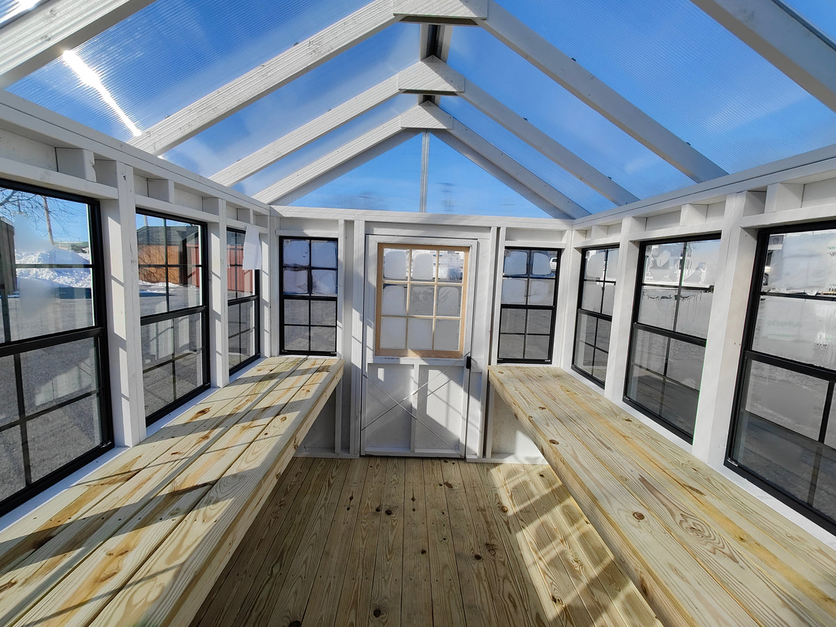 8x12 Greenhouse w/Fan