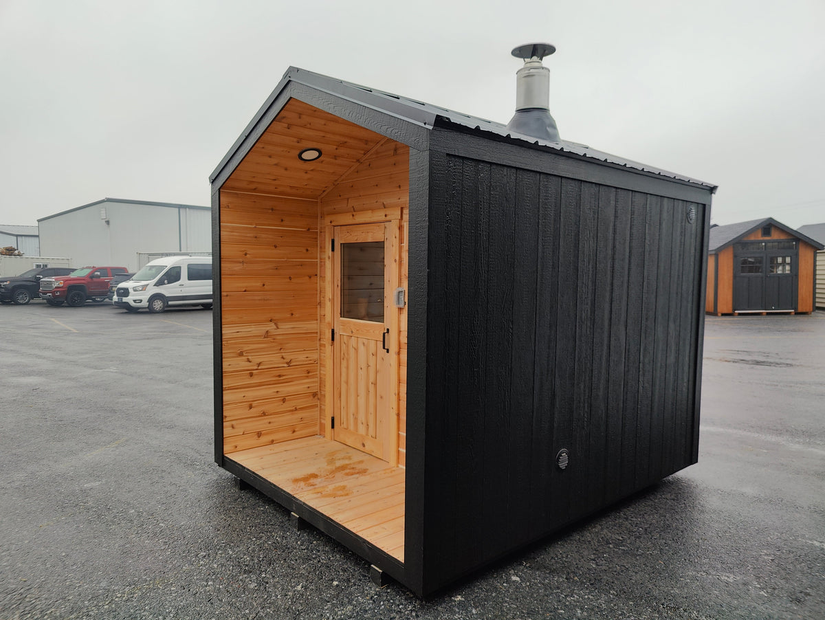 8x10 Nordic Sauna- Wood Heater