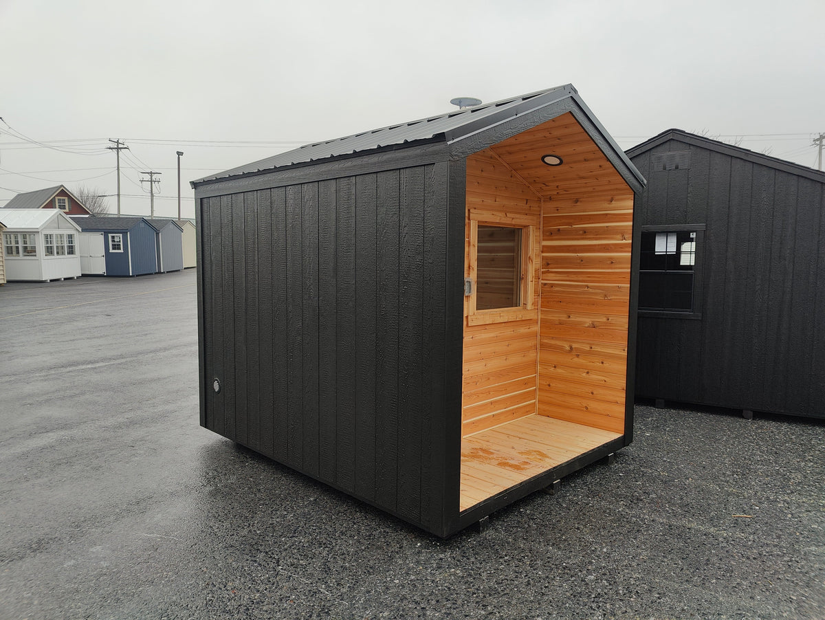 8x10 Nordic Sauna- Wood Heater