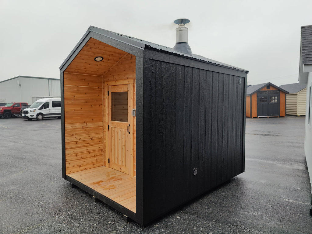 8x10 Nordic Sauna- Wood Heater