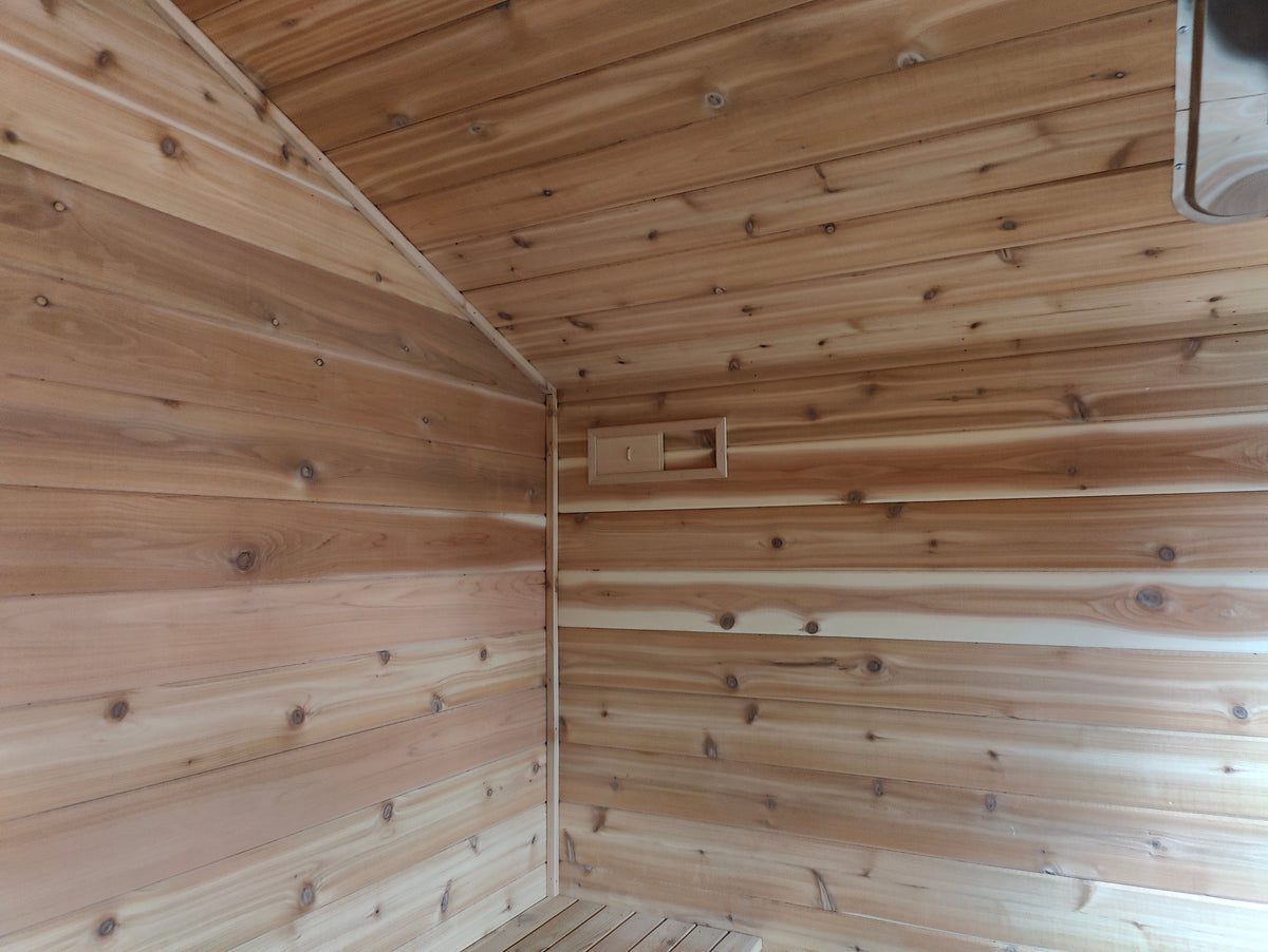 8x10 Nordic Sauna- Wood Heater