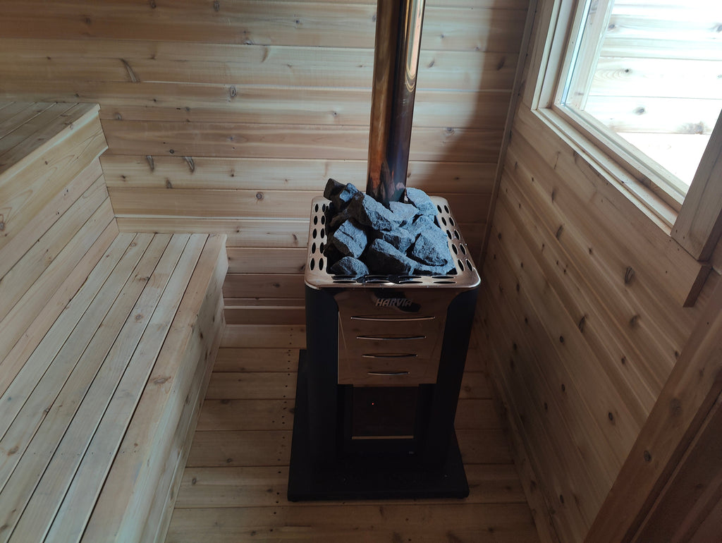 8x10 Nordic Sauna- Wood Heater