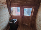 8x10 Nordic Sauna- Wood Heater