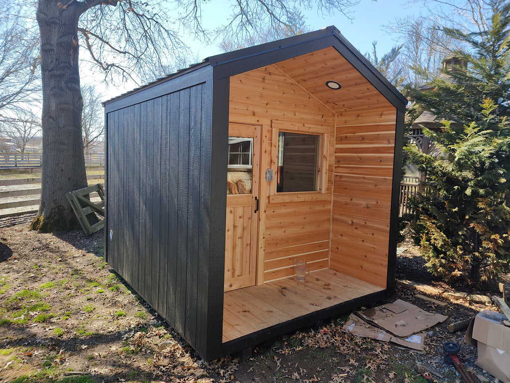 8x10 Nordic Sauna- Wood Heater