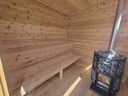 7x8 Standard Sauna- Wood Heater