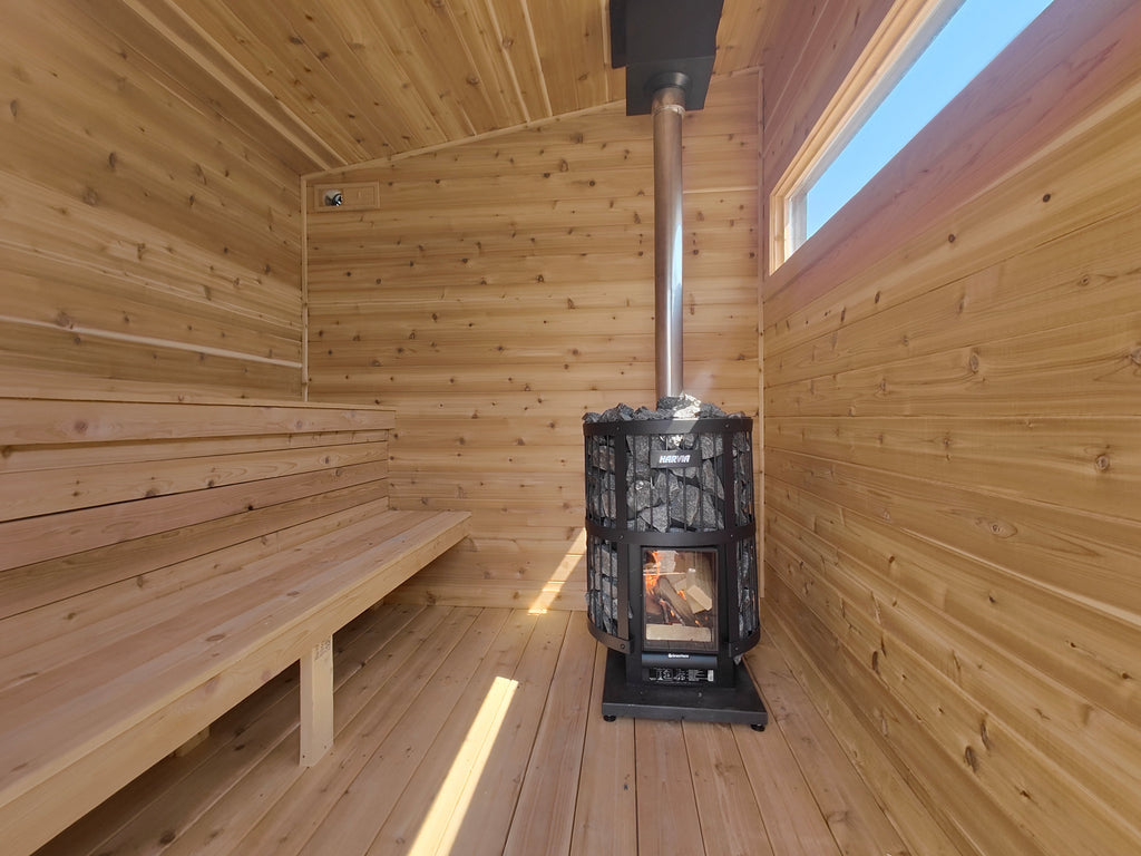 7x8 Standard Sauna- Wood Heater