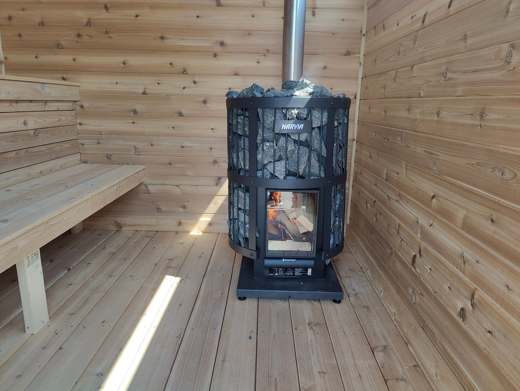 7x8 Standard Sauna- Wood Heater