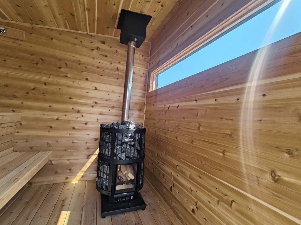7x8 Standard Sauna- Wood Heater