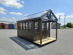 8×16 Greenhouse with Porch