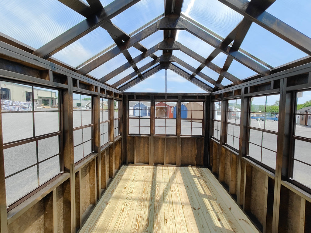 8×16 Greenhouse with Porch