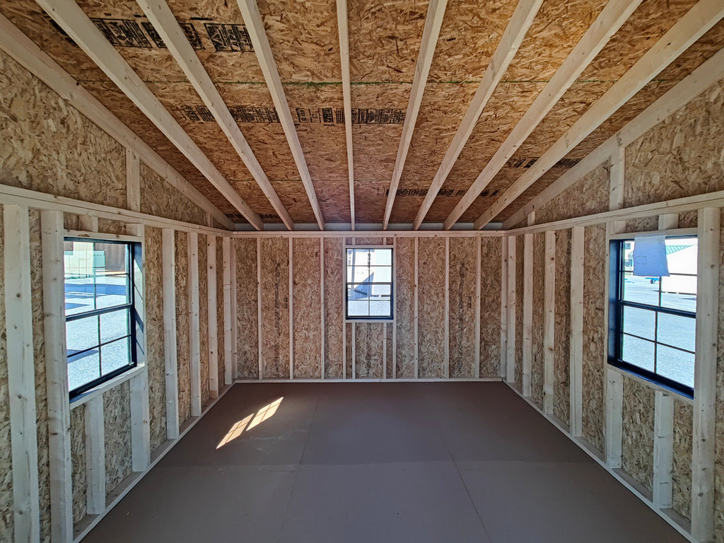 12x18 Western Shed B&B Siding