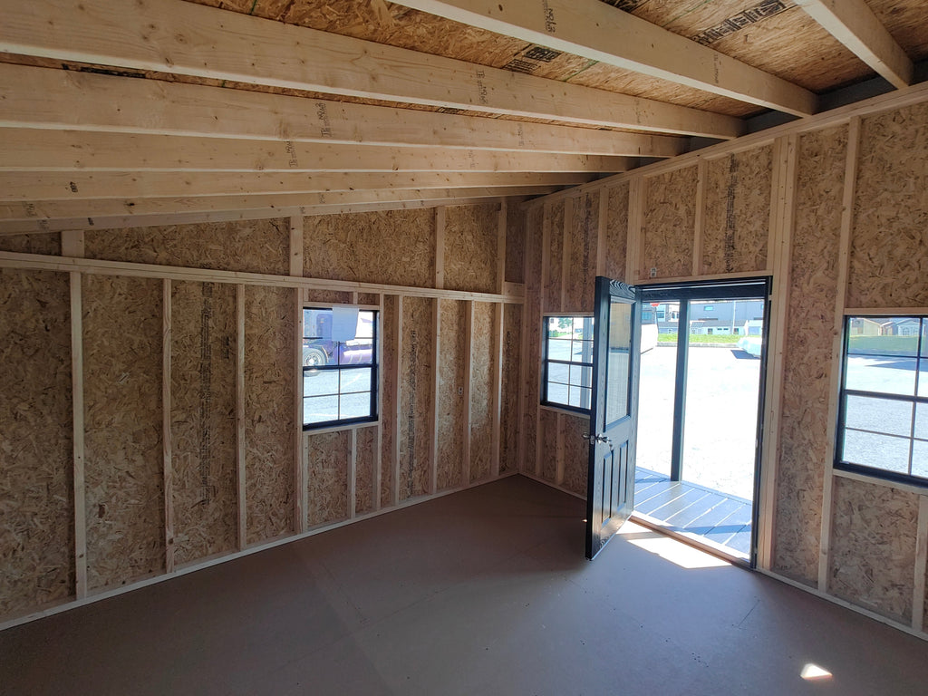 12x18 Western Shed B&B Siding