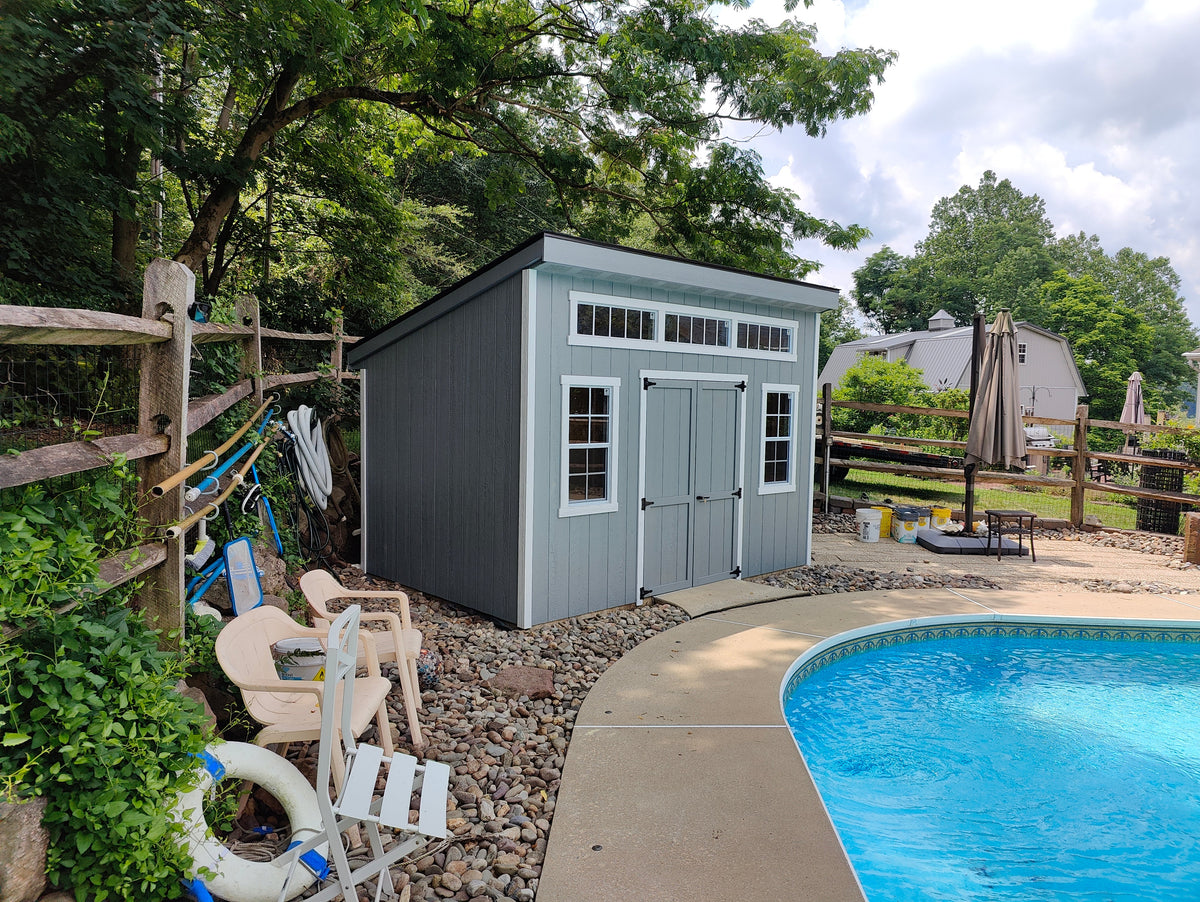 8x12 Lancaster Modern- Pool house