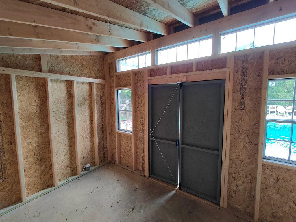8x12 Lancaster Modern- Pool house