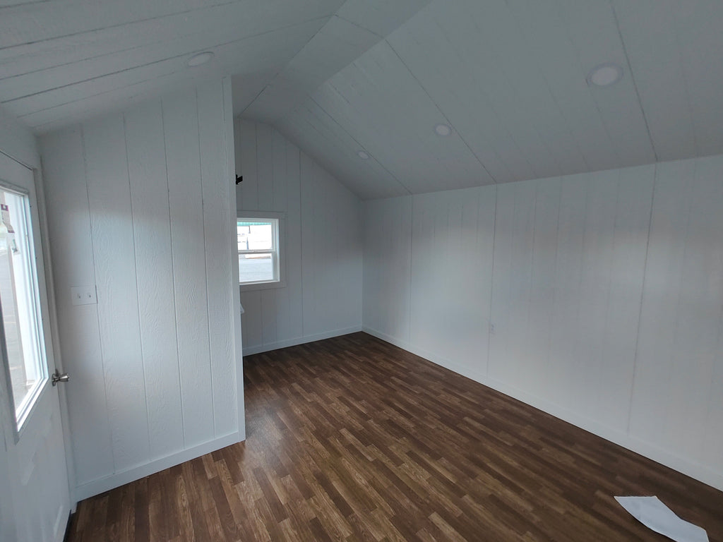 12x16 Vinyl Classic Workshop- Finished Interior