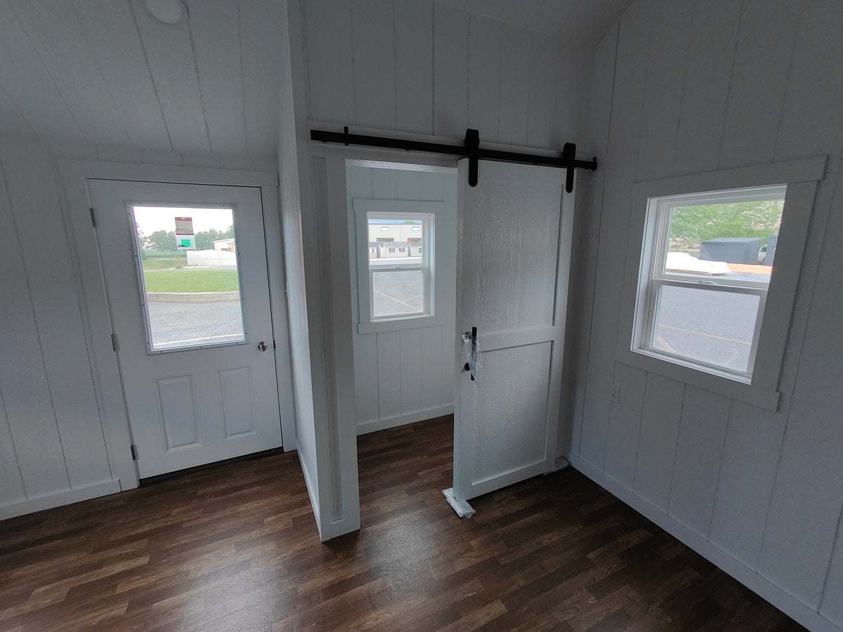 12x16 Vinyl Classic Workshop- Finished Interior