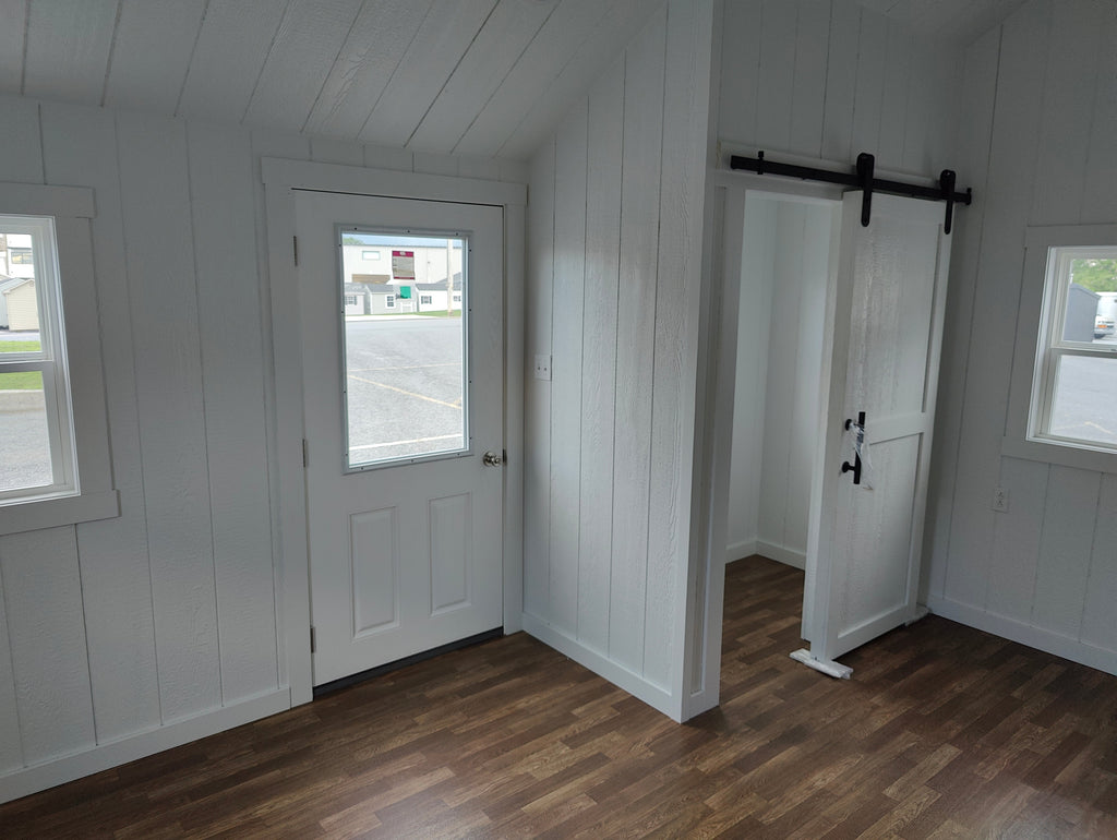 12x16 Vinyl Classic Workshop- Finished Interior