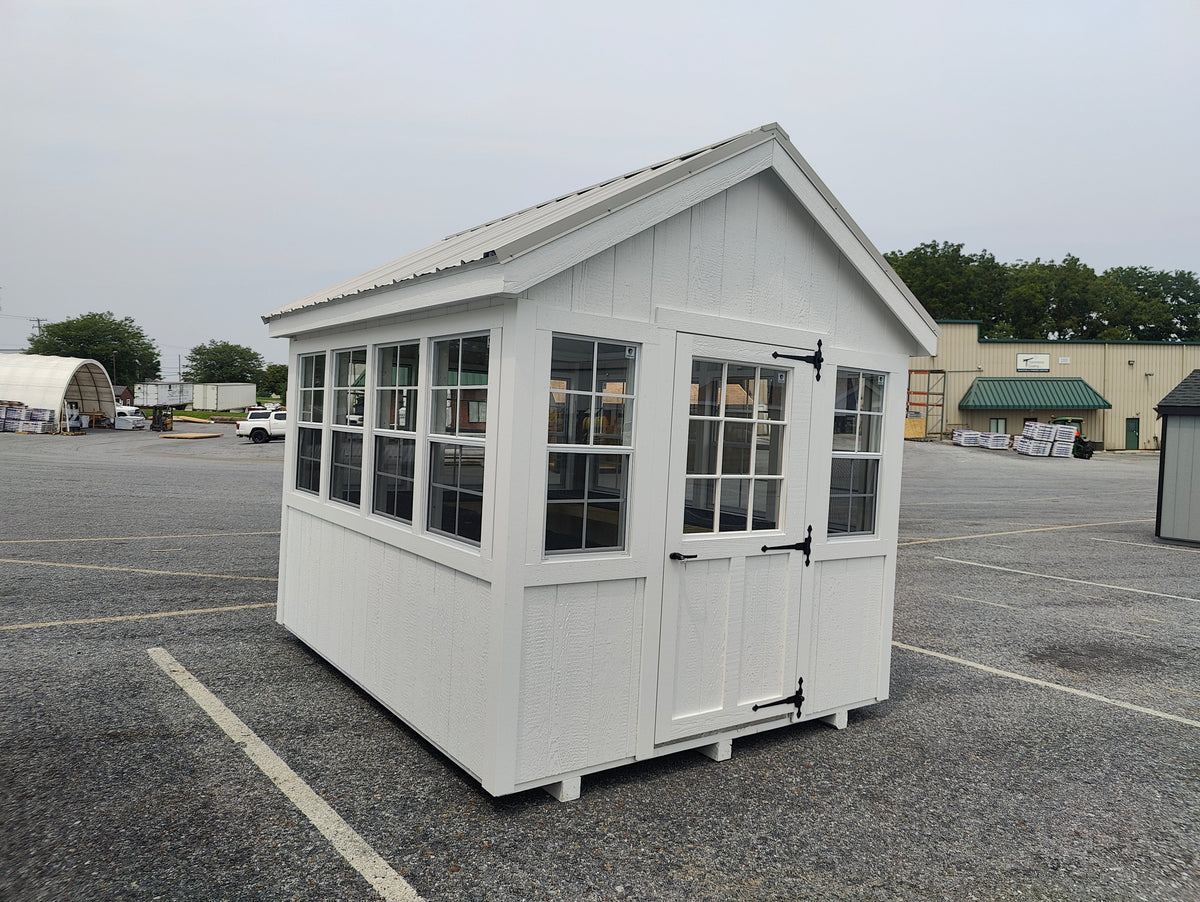 8x12 Greenhouse w/Metal Roof